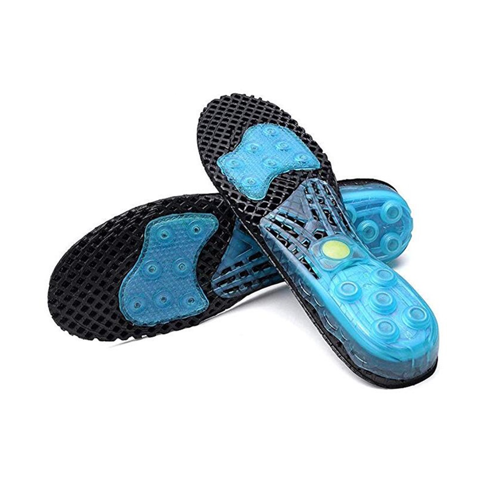 แผ่นรองพื้นรองเท้ากันกระแทก สำหรับวิ่ง Spring insole sport running (O6)