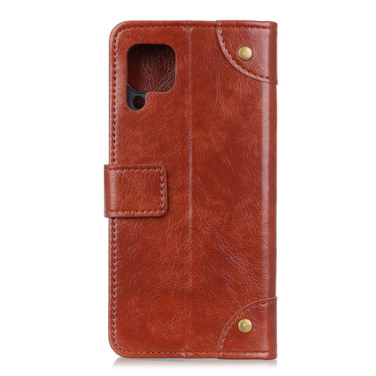 เคส Samsung Galaxy A42 5G #เคสฝาพับแบบกระเป๋าสตางค์ Nappa Texture Wallet Stand Leather