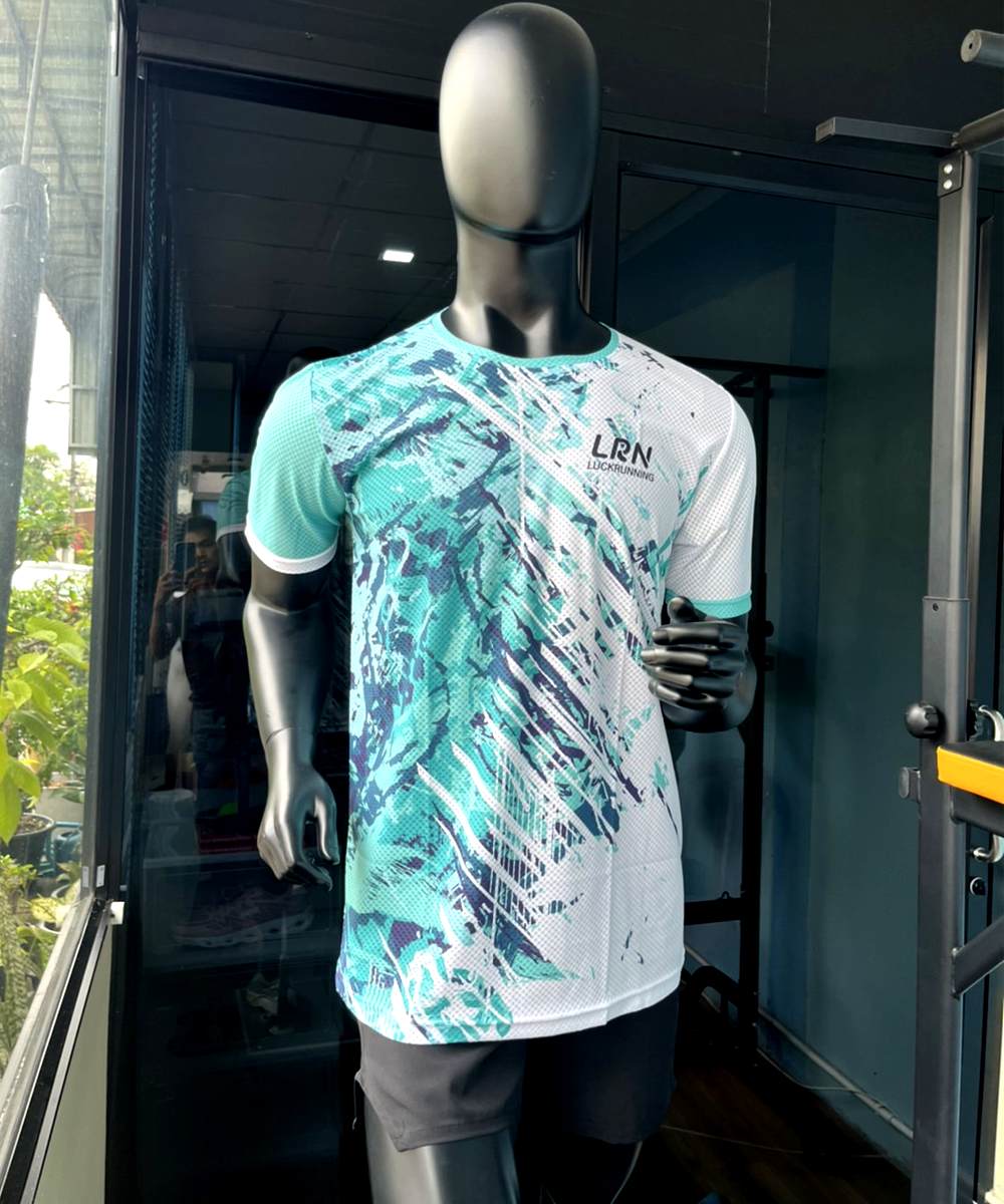 เสื้อวิ่งแขนสั้น แขนกุด เสื้อกล้าม (ชญ) ผ้า AirFlow ของแท้ มีรูระบายอากาศทั้งตัว น้ำหนักเบา ใส่สบายและไม่อมเหงื่อ (S15)