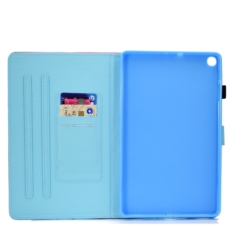 เคส Samsung Galaxy Tab S6 Lite 10.4 SM-P610 P615 P617 #เคสฝาพับหนัง PU พิมพ์ลาย Pattern Printing PU Leather Flip