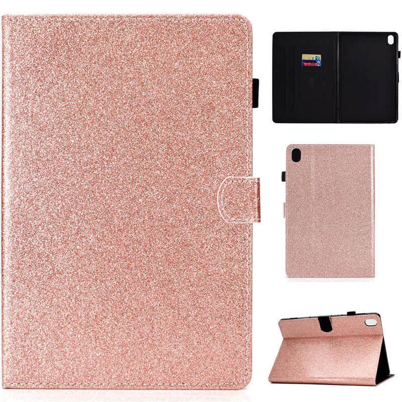 Case Huawei MediaPad M6 10.8 นิ้ว #เคสแท็บเล็ตหนัง PU มีช่องใส่บัตร Glitter Powder Magnetic Stand Wallet PU Leather