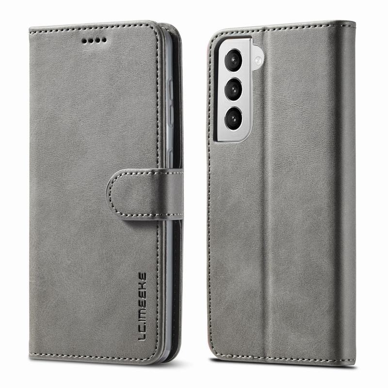 Case Samsung Galaxy S21+#เคสฝาพับ LC.IMEEKE หนัง PU แบบกระเป๋าสตางค์