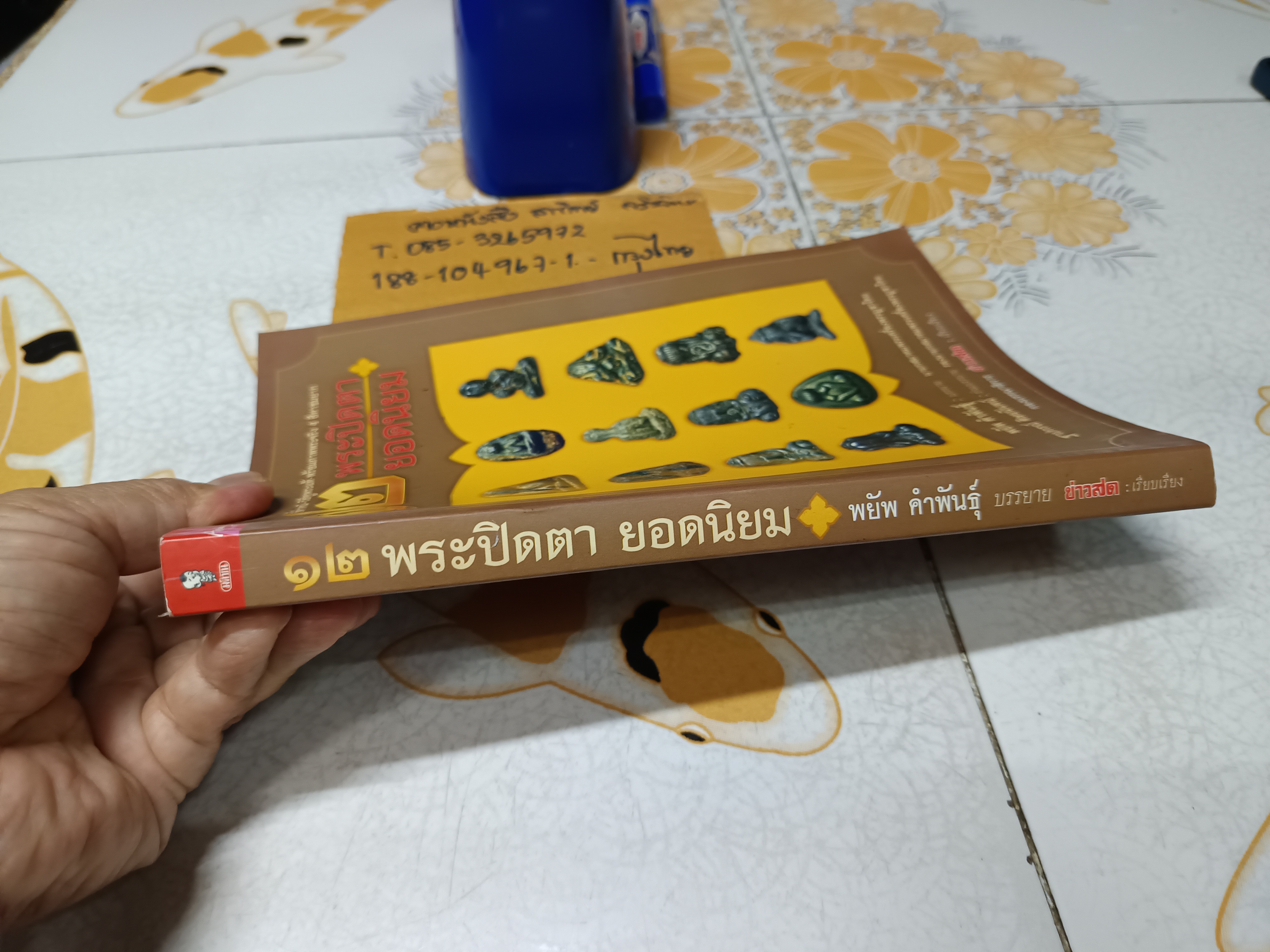 12 พระปิดตายอดนิยม โดย พยัพ คำพันธุ์ - ฐาปกรณ์ ดิษยนันทน์ พิมพ์ครั้งแรก พ.ศ 2557 **สินค้าหมด**