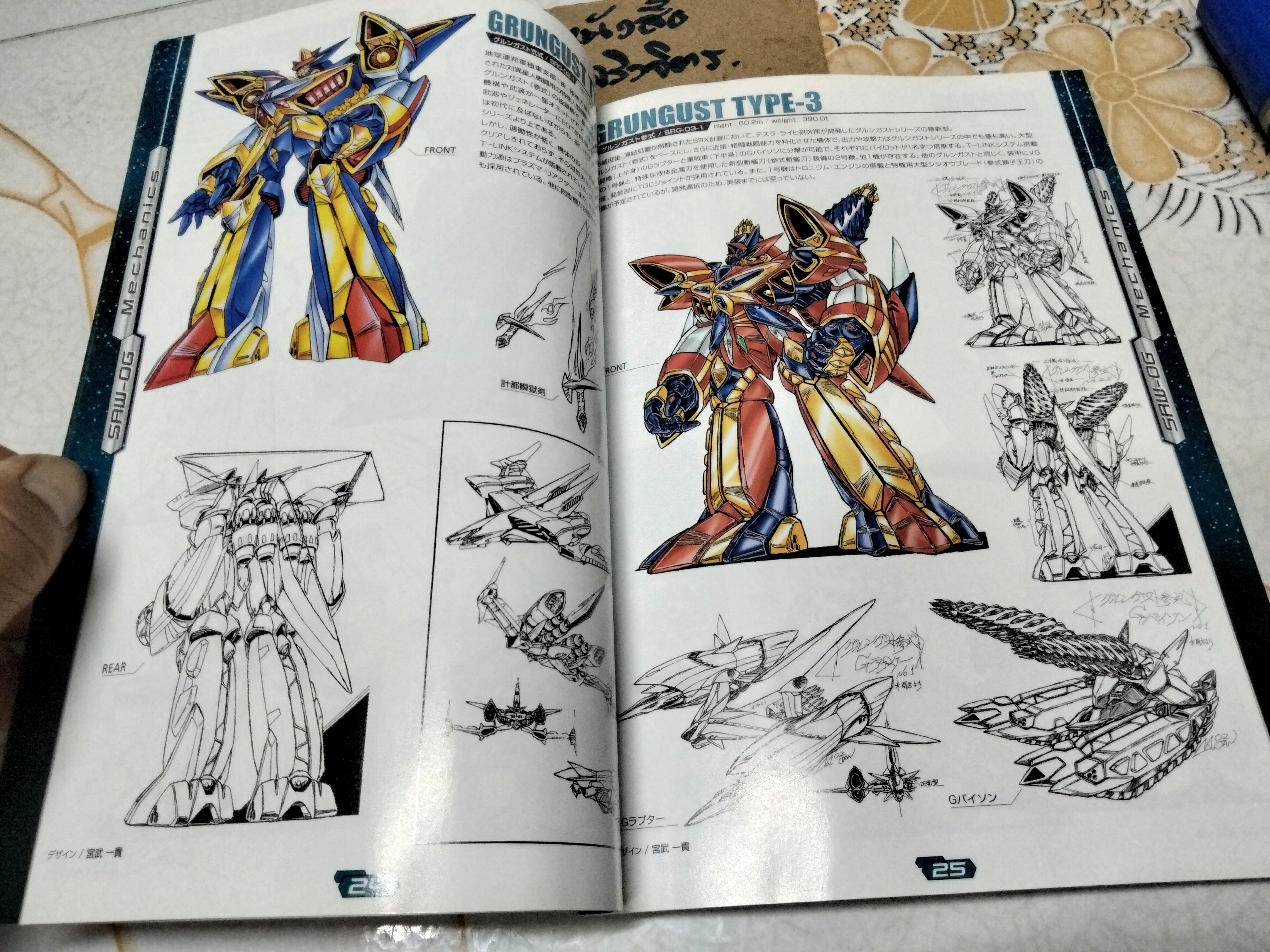 หนังสือ SUPER ROBOT WARS OG SRWOG Perfect File Banpresto Ltd. (Gandum) / ภาษาญี่ปุ่น