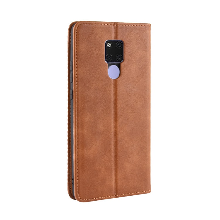 Case Huawei Mate 20 X #เคสฝาพับปกหนังสไตล์วินเทจดูดซับอัตโนมัติแบบกระเป๋าสตางค์