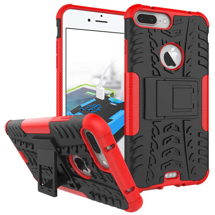 iphone 7 plus / 8 plus #เคสฝาหลังมีขาตั้ง Cool Tyre PC + TPU Case Dual Guard with Kickstand