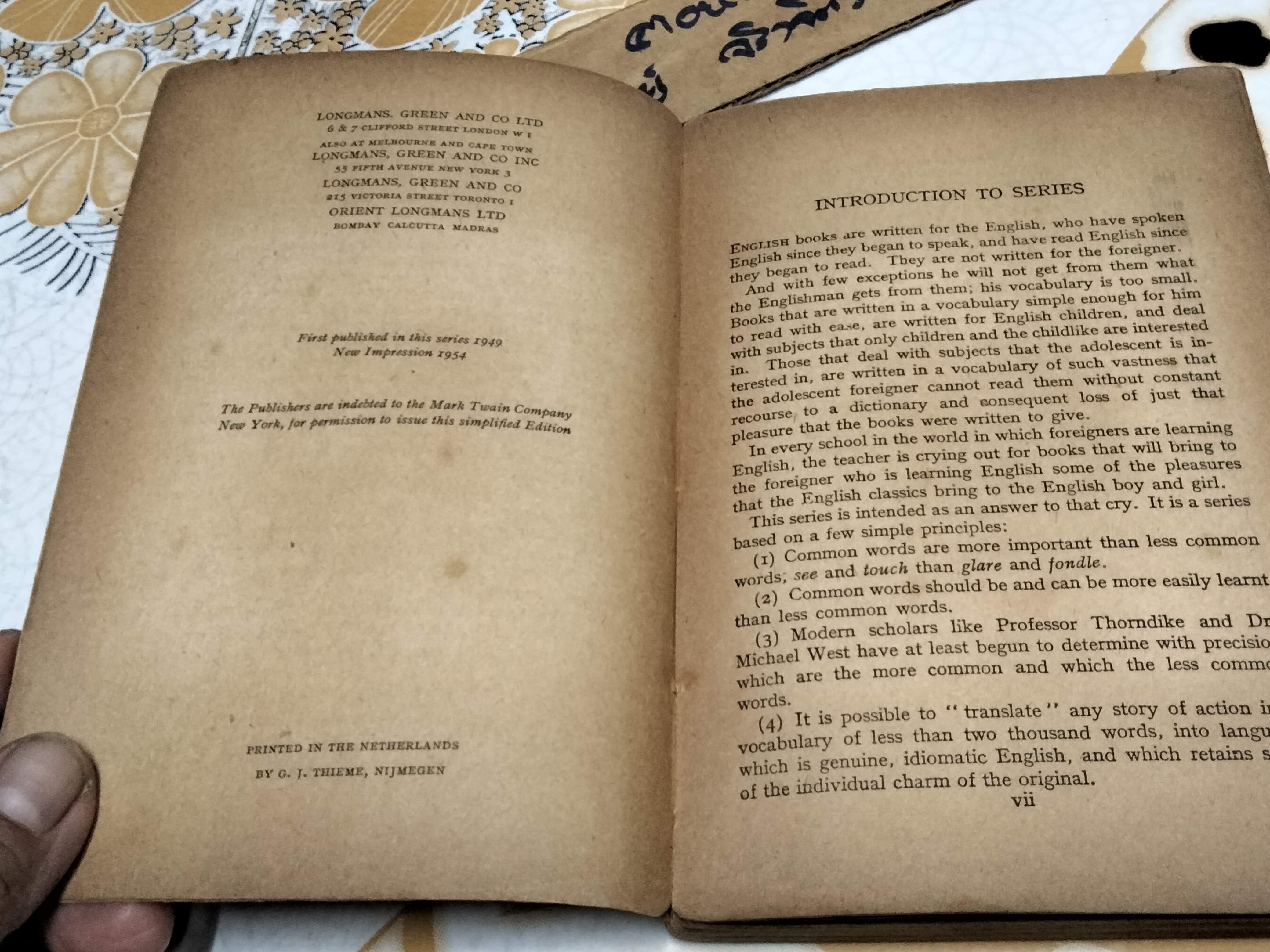 The adventures of Tom Sawyer Longmans' simplified, English series ,1954.