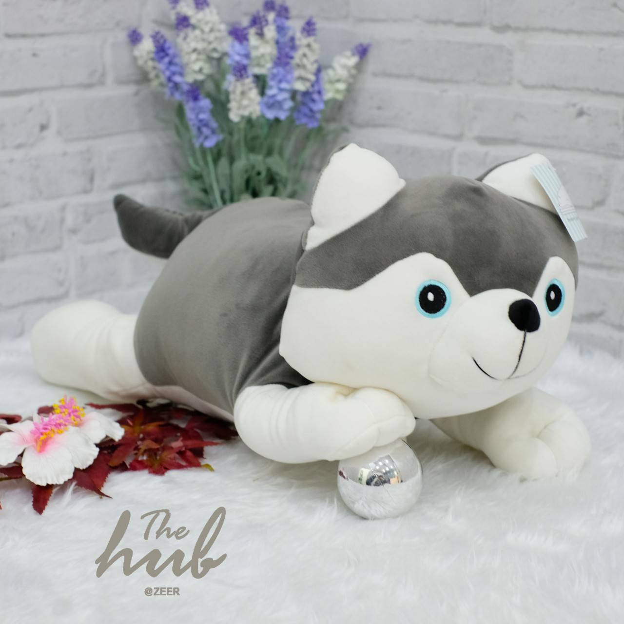 ตุ๊กตาหมอนผ้าห่ม ไซบีเรียนฮัสกี้