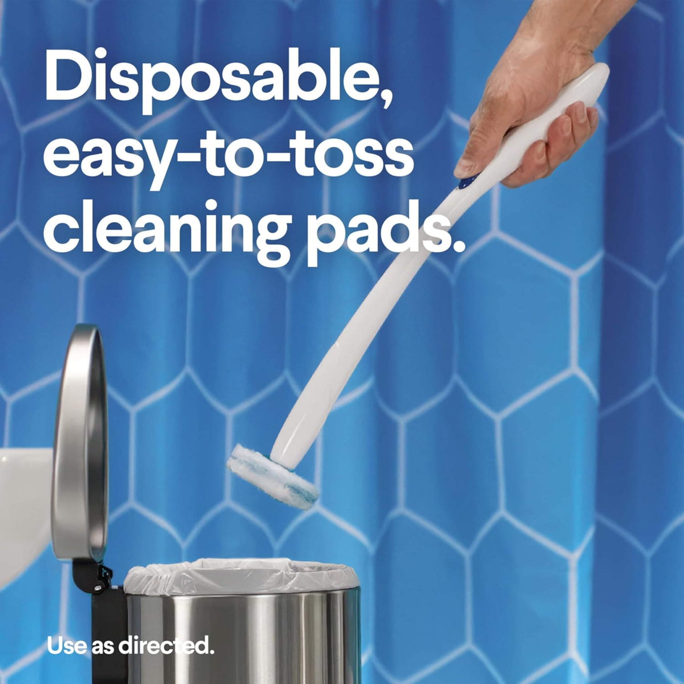 CLOROX® Toilet Wand Toilet Cleaning Refills หัวแปรงฟองน้ำขัดห้องน้ำ ผสมน้ำยาพร้อมใช้