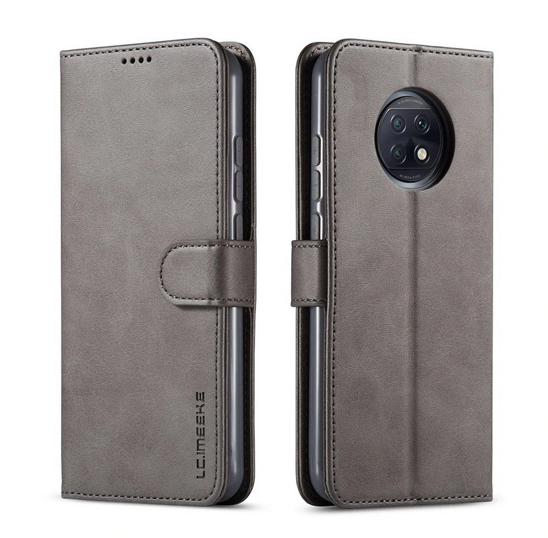 เคส Redmi Note 9T 5G #เคสฝาพับหนัง PU LC.IMEEKE คุณภาพดีสไตล์กระเป๋าสตางค์พร้อมช่องใส่การ์ด