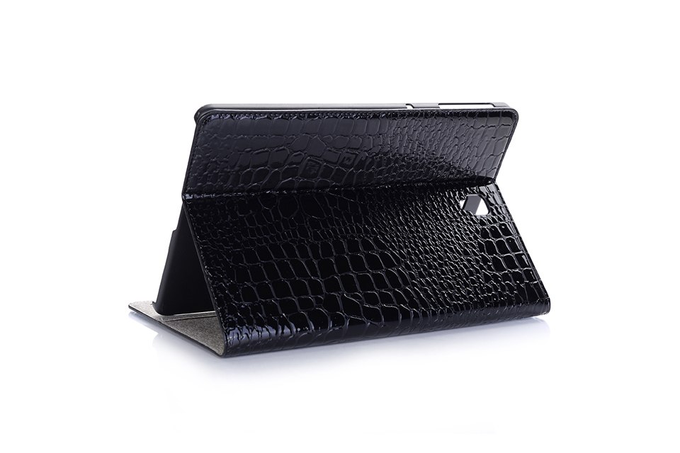 เคส Samsung Galaxy Tab S4 10.5 นิ้ว #เคสฝาพับแบบกระเป๋าสตางค์ลายผิวหนังจระเข้ Crocodile Texture