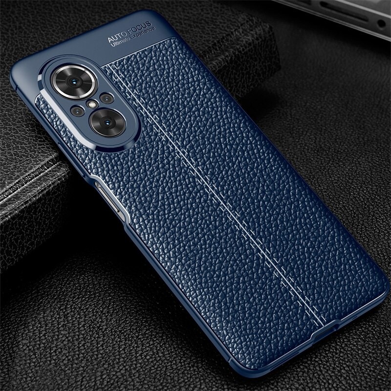 Case Huawei Nova 9 SE#เคสฝาหลัง TPU ผิวลิ้นจี่ช่วยป้องกันลายนิ้วมือและกันลื่นได้ดี