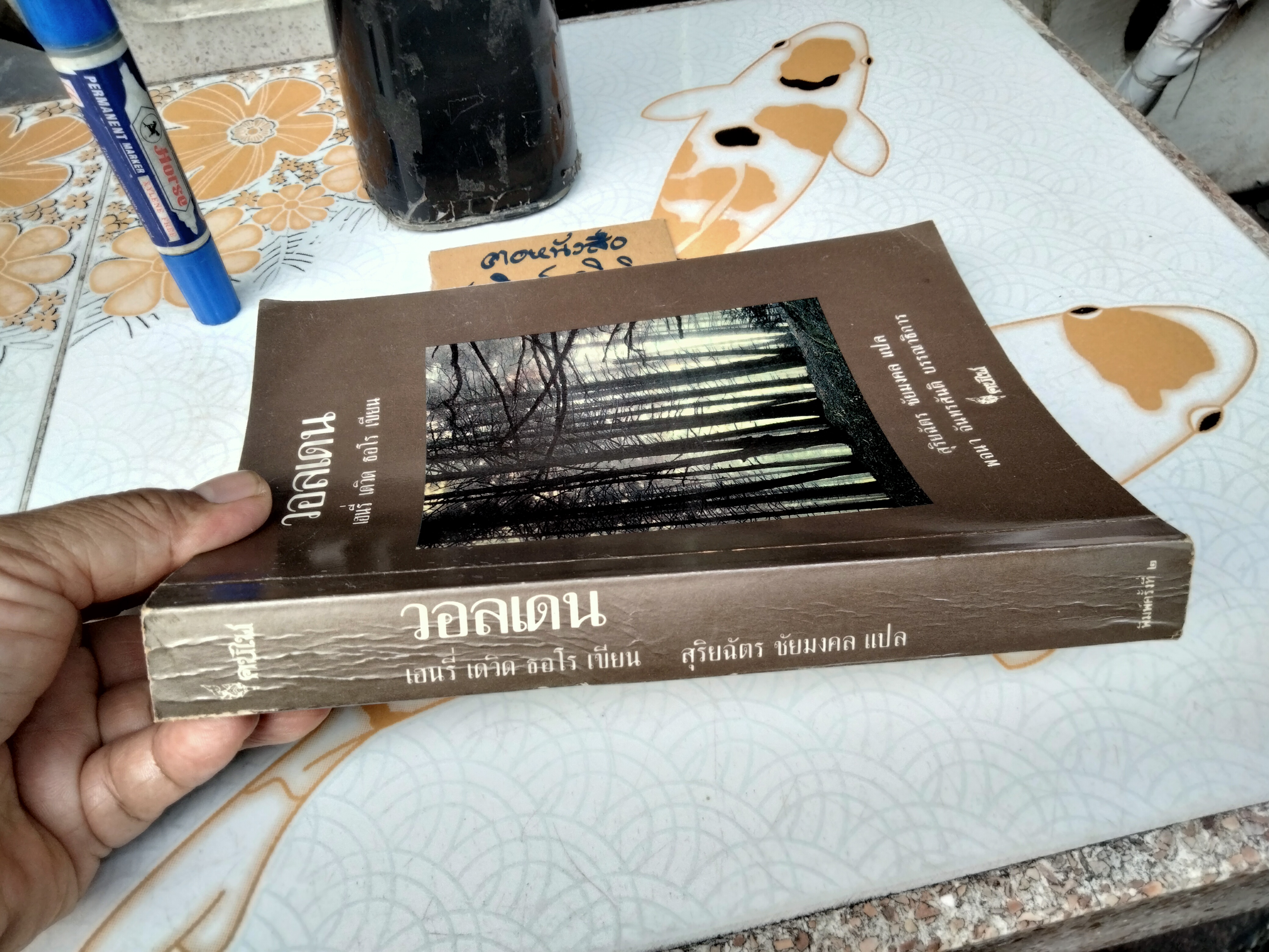 วอลเดน Walden (ปกอ่อน) Henry David Thoreau (เฮนรี่ เดวิด ธอโร) เขียน สุริยฉัตร ชัยมงคล แปล **สินค้าหมด**