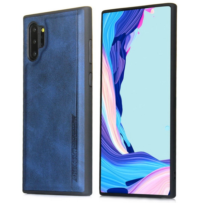 เคส Samsung Galaxy Note 10+ #เคสแบบฝาหลังผิวเคลือบ PU Leather Coated TPU