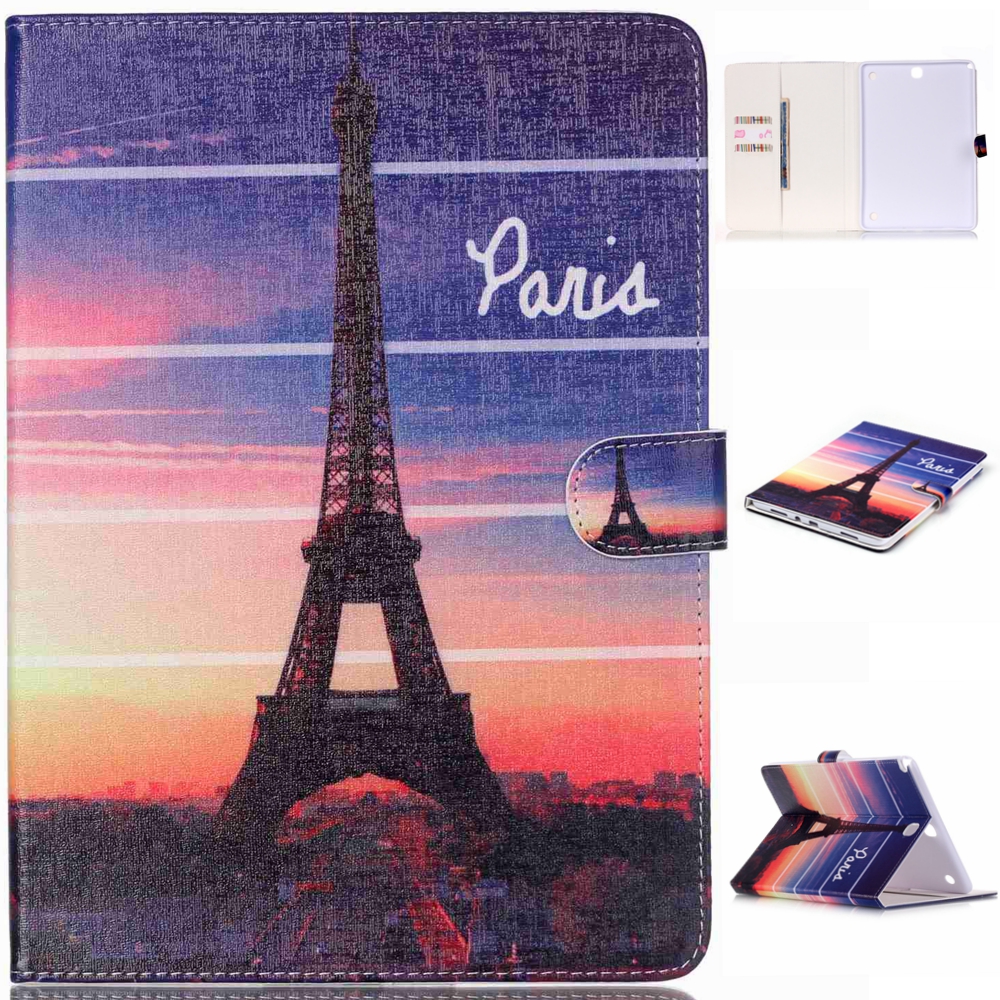 เคส Samsung Galaxy Tab A 9.7นิ้ว T550 T555 #เคสแบบฝาพับพิมพ์ลายสวยงามสดใส