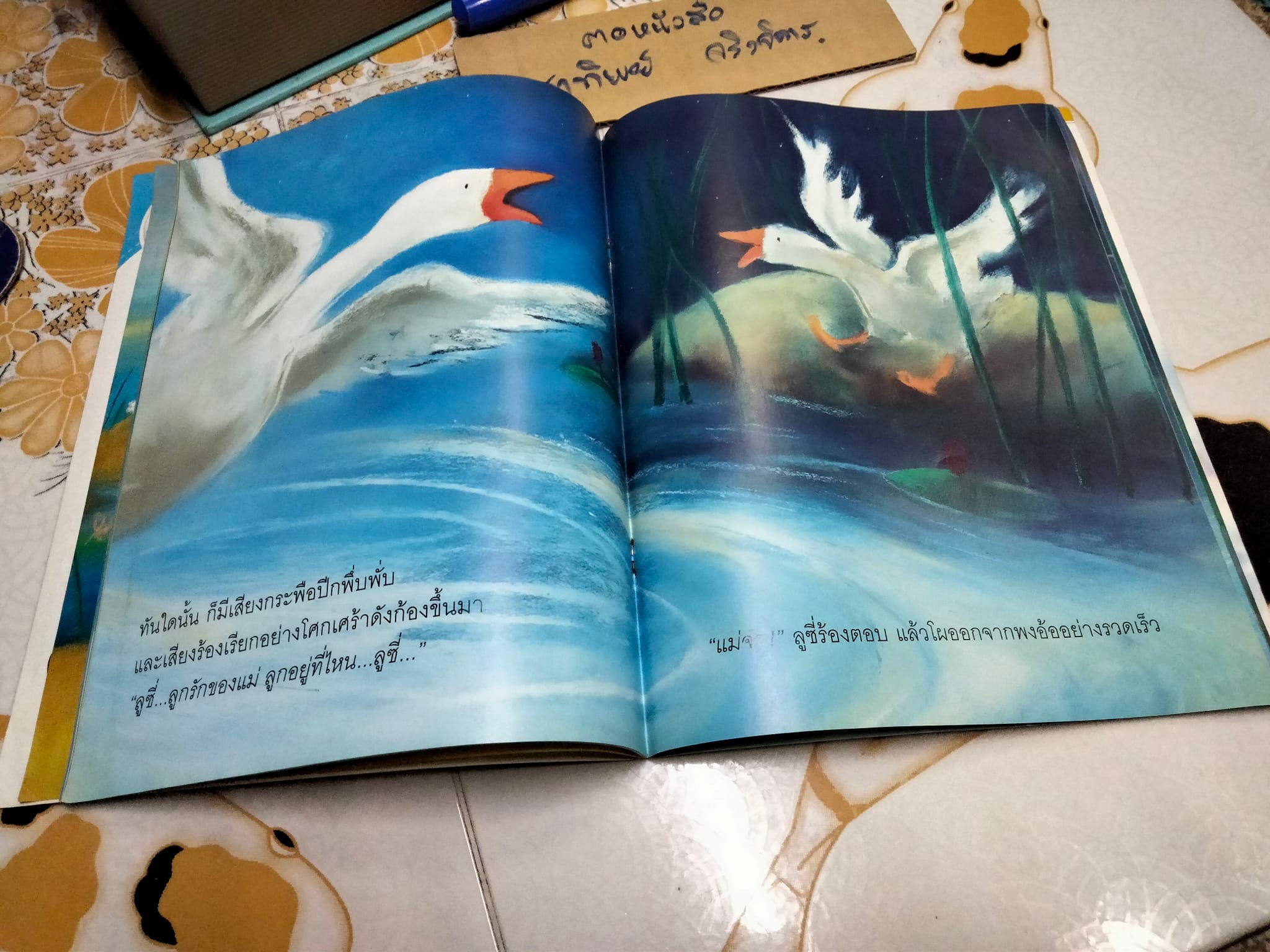 ห่านน้อยลูซี่ - มาร์กาเรต ไวลด์ เขียน ภาพโดย แอนน์ เจมส์ , น้านกฮูก แปล **สินค้าหมด**