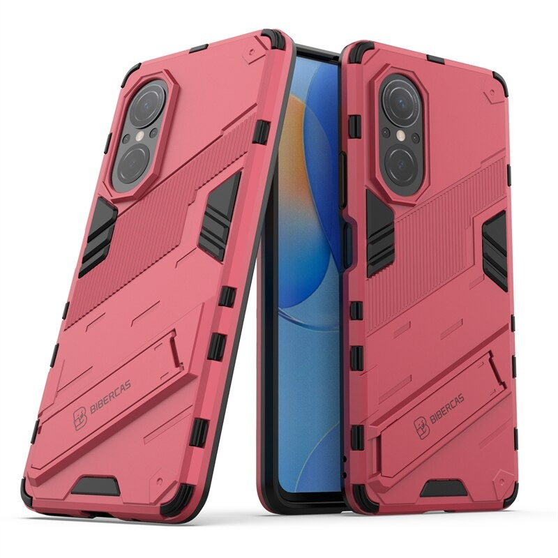 Case Huawei Nova 9 SE #เคสฝาหลังพลาสติก ไฮบริด TPU + Kickstand