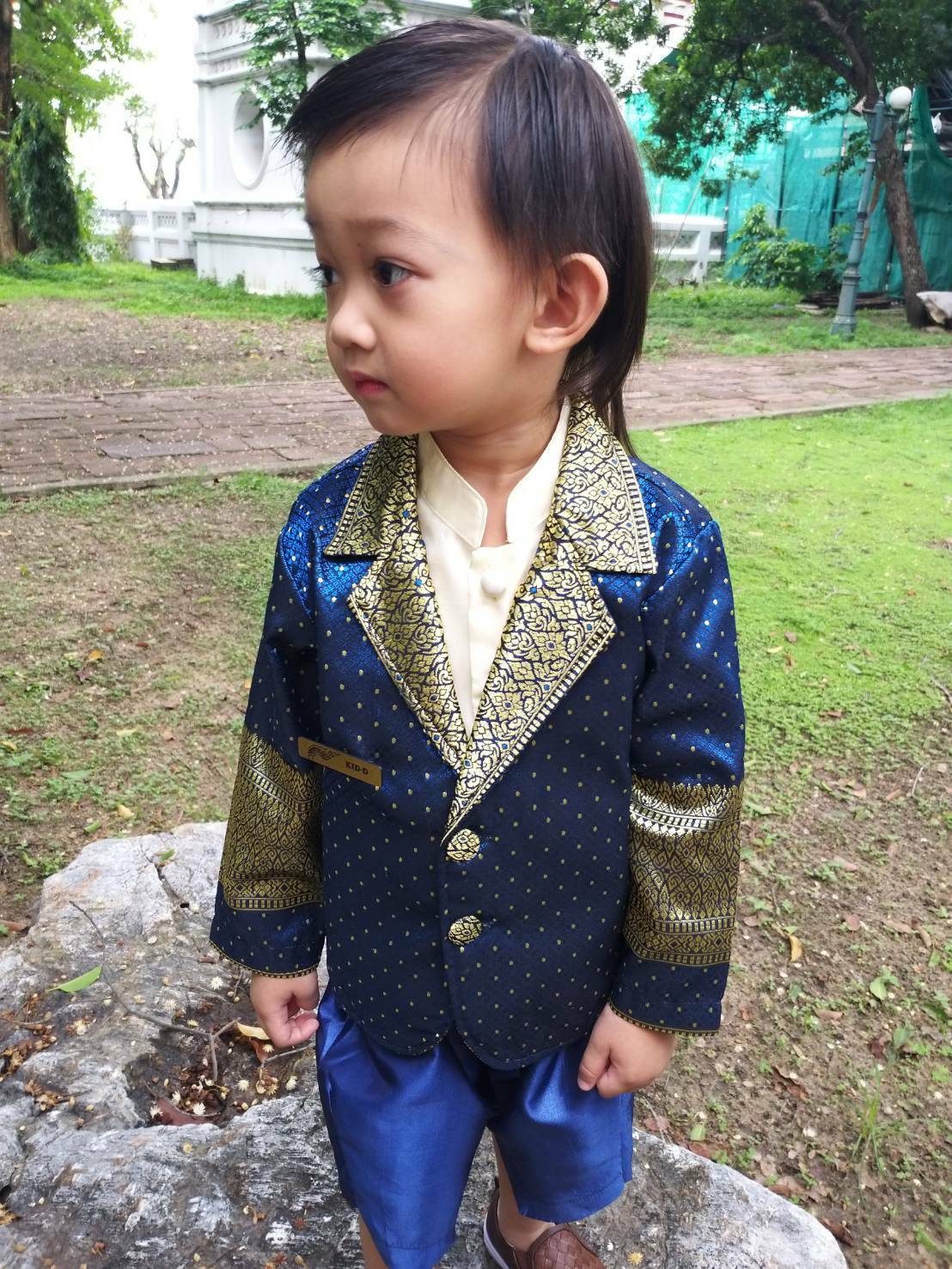 ชุดไทยเด็กชาย งานประณีต
