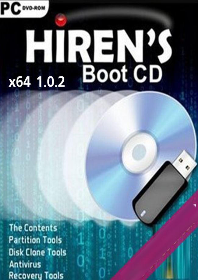 Hiren’s BootCD PE x64 1.0.2 ( 1 DVD )