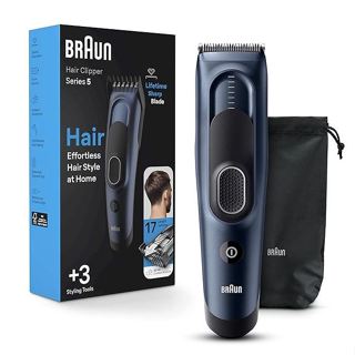 Braun® Hair Clipper Series 5 ปัตตาเลี่ยนตัดผมไร้สาย เครื่องตัดผมไฟฟ้า