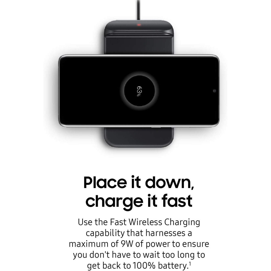 Samsung® Wireless Charger Convertible 9W Qi-Certified, Black EP-N3300 แท่นชาร์จไร้สาย ชาร์จเร็วสูงสุด 9W