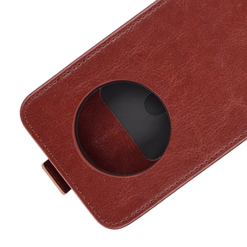 เคส Huawei Mate 40 Pro #เคสฝาพับหนัง PU Crazy Horse แนวตั้ง พร้อมช่องเสียบการ์ด
