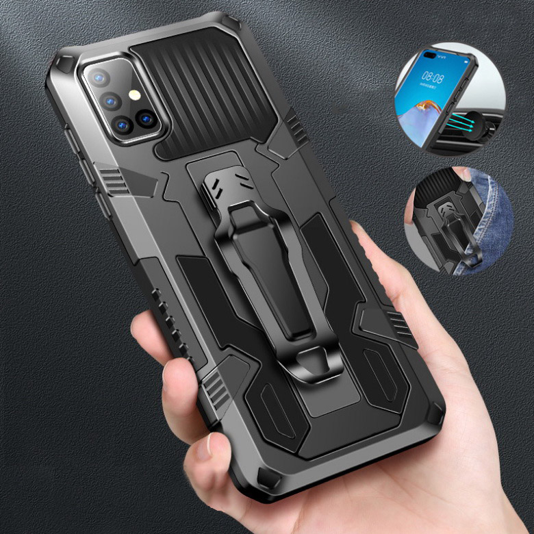 Case Samsung Galaxy S20 FE / S20 FE 5G #เคสฝาหลังกันกระแทกมีคลิบหนีบ ไฮบริด พลาสติก+TPU Heavy Duty Rugged Hybrid