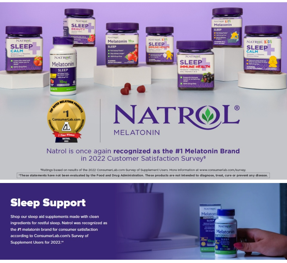 15% Sale!!! EXP.04/2026 (Natrol) Melatonin Time Release เมลาโทนิน นอนหลับ หลับเร็ว หลับสบาย