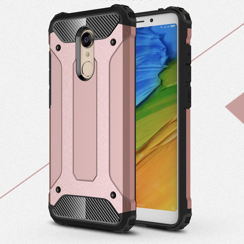 Case Xiaomi Redmi 5 #เคสเกราะป้องกัน ไฮบริด พลาสติก+TPU สีสันสวยงามทันสมัย