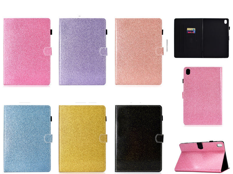 Case Huawei MediaPad M6 10.8 นิ้ว #เคสแท็บเล็ตหนัง PU มีช่องใส่บัตร Glitter Powder Magnetic Stand Wallet PU Leather