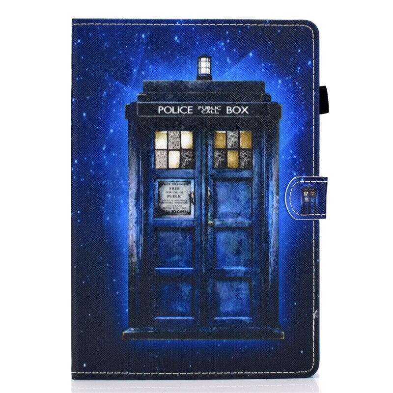 เคส Samsung Galaxy Tab S6 Lite 10.4 SM-P610 P615 P617 #เคสฝาพับหนัง PU พิมพ์ลาย Pattern Printing PU Leather Flip