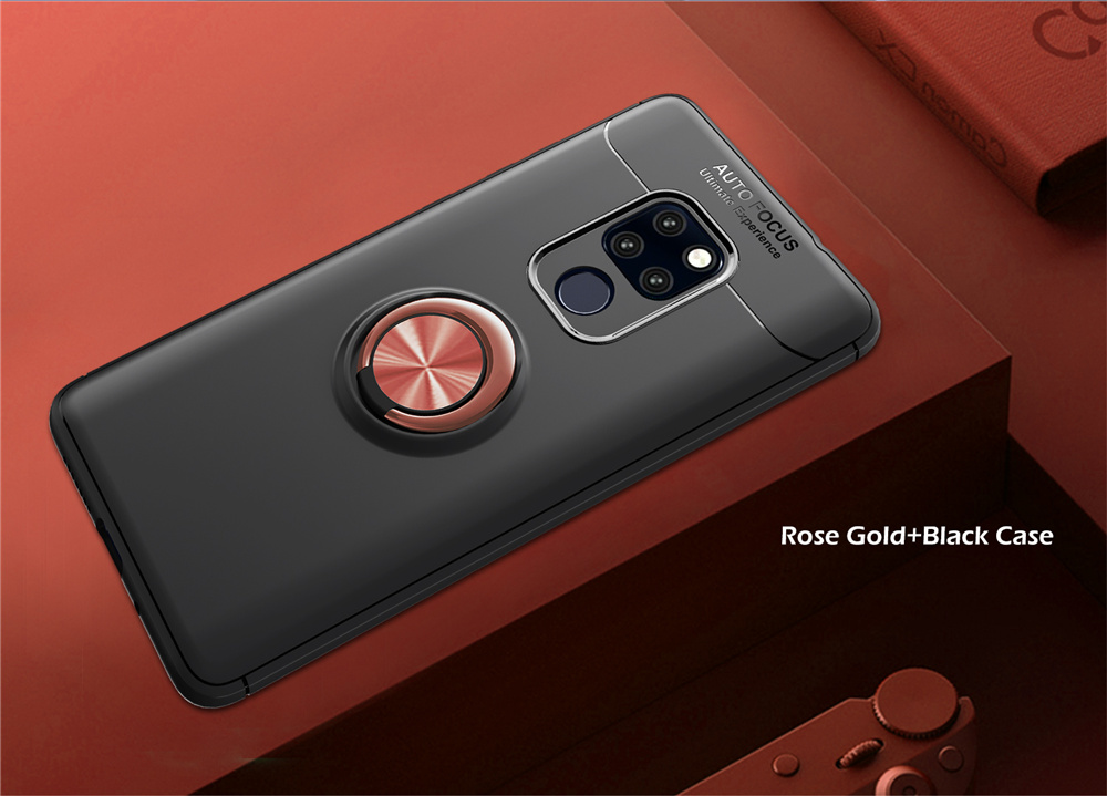 เคส Huawei Mate 20 TPU #เคสฝาหลังมีแหวนสวมนิ้ว Finger Ring Kickstand (Built-in แผ่นโลหะ)
