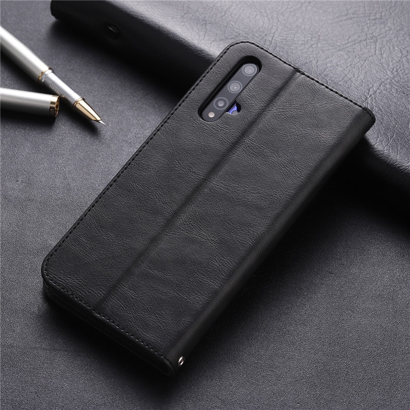 Case Huawei Nova 5T #เคสฝาพับ AZNS สไตล์ย้อนหนัง PU มีช่องเสียบการ์ด เคสคุณภาพดีราคาถูก