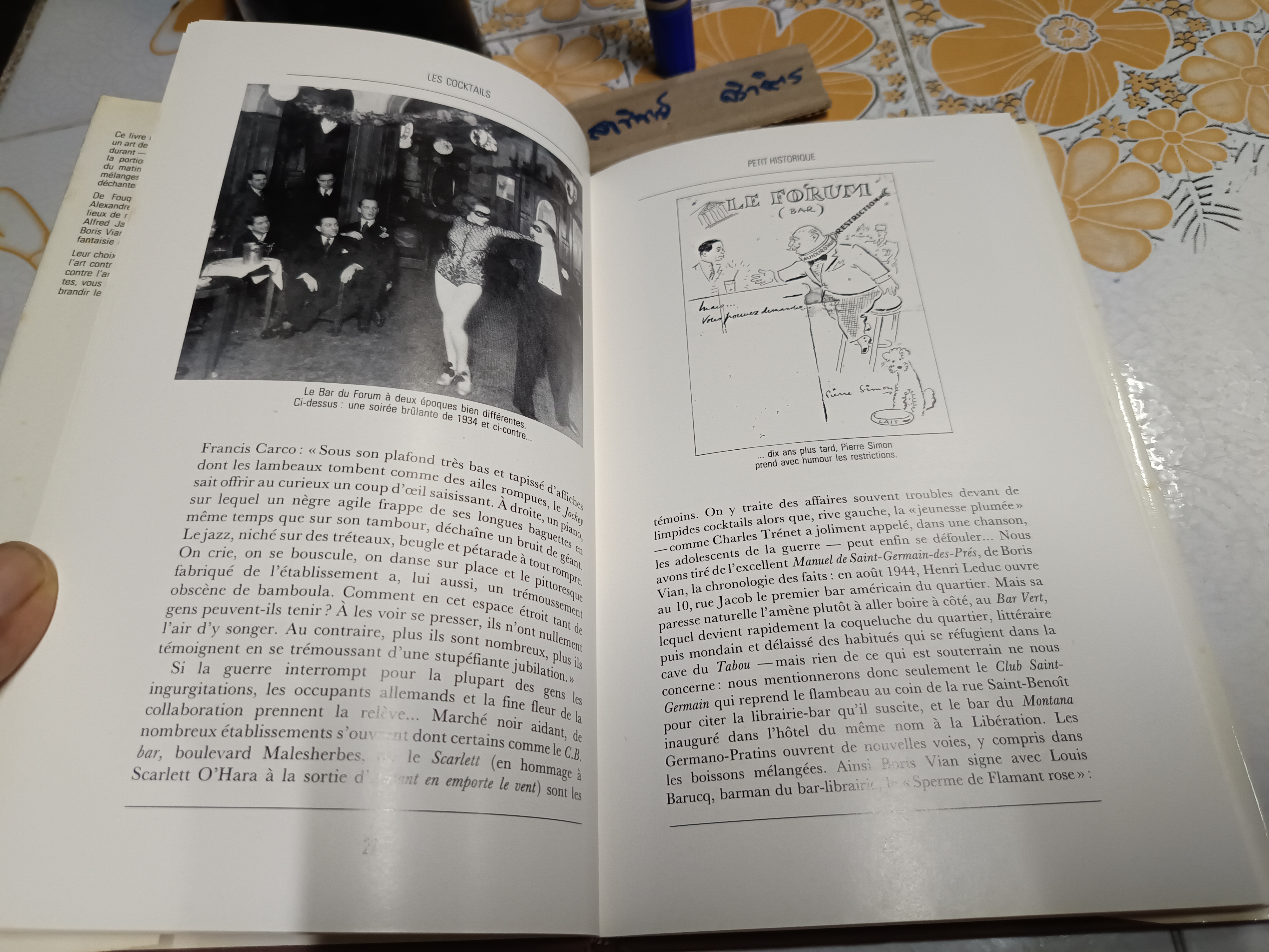 LES COCKTAILS ( FRENCH EDITION), 1988 Hervé Chayette, Alain Weill ค็อกเทล ฉบับภาษาฝรั่งเศส