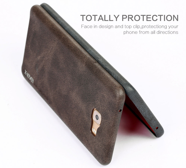 เคส Samsung Galaxy C9 Pro #เคสฝาหลัง X-LEVEL Vintage Series ซีรี่ส์ (หนัง PU + PC) คุณภาพดีราคาถูก