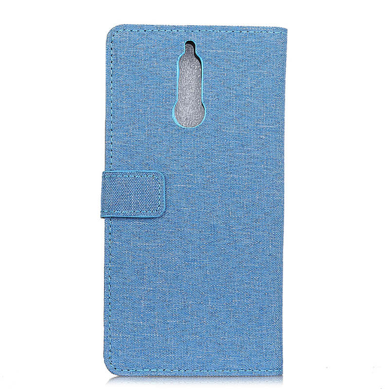 เคส Huawei nova 2i #เคสฝาพับสไตล์กระเป๋าสตางค์หนัง PU แบบลายผ้าลินินคุณภาพดีราคาถูก
