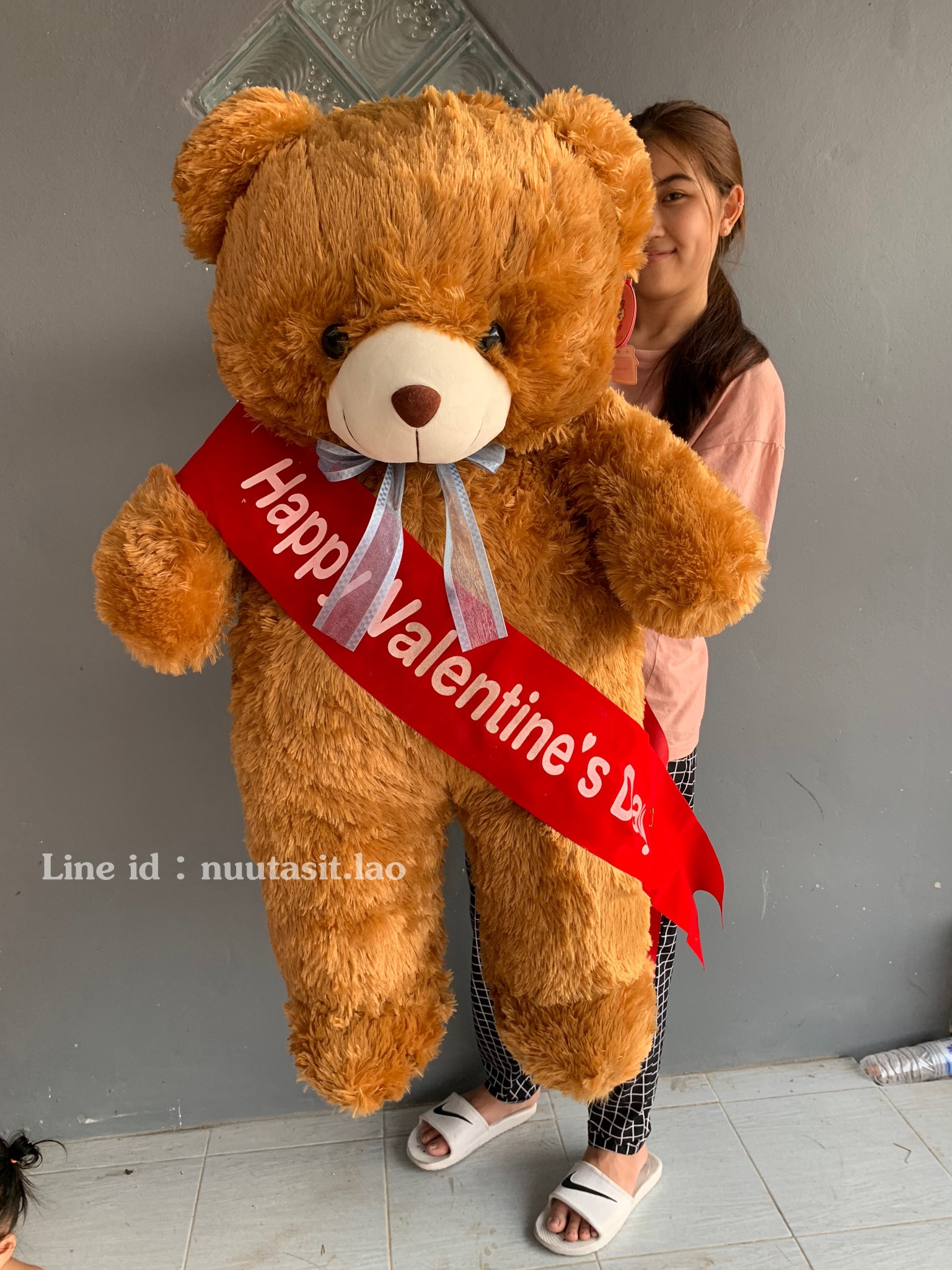 ตุ๊กตาตัวใหญ่ น้องหมีหน้ากลม 36 นิ้ว