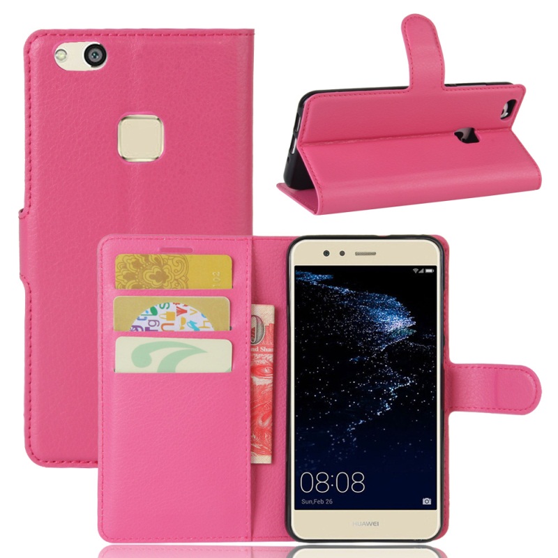เคส Huawei P10 Lite #เคสหนังPUฝาพับ สไตล์กระเป๋าสตางค์สวยหรู
