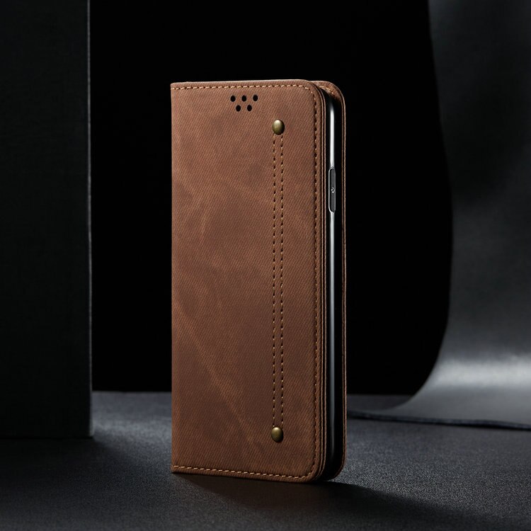 Case iPhone 6s Plus/6 Plus #เคสฝาพับสไตล์ย้อนยุคผิวผ้ายีนส์แบบกระเป๋าสตางค์