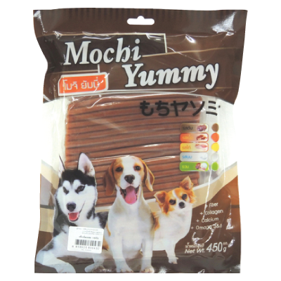 Mochi yummy สติ๊กนิ่มแท่งกลม รสตับ 450g