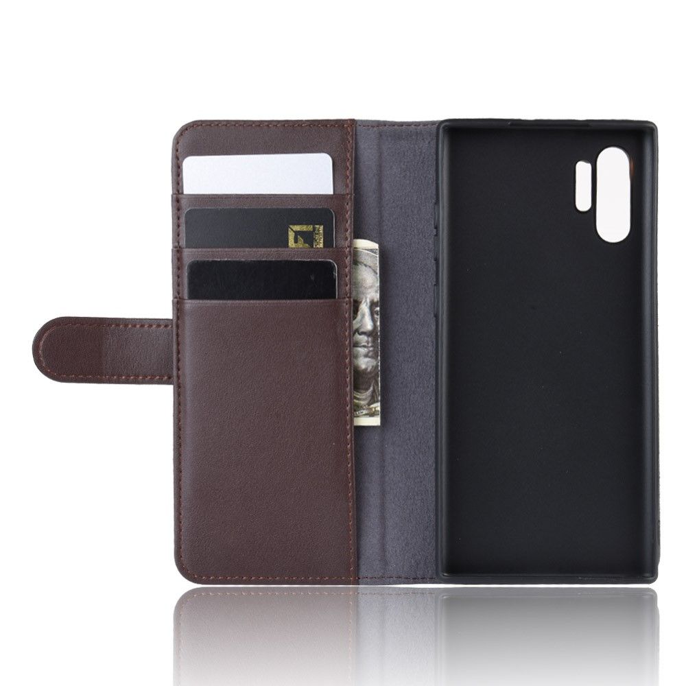 Case Samsung Galaxy Note 10+ #เคสฝาพับสไตล์กระเป๋าสตางค์รูปแบบหนังแยกมีช่องเสียบบัตรคุณภาพดี