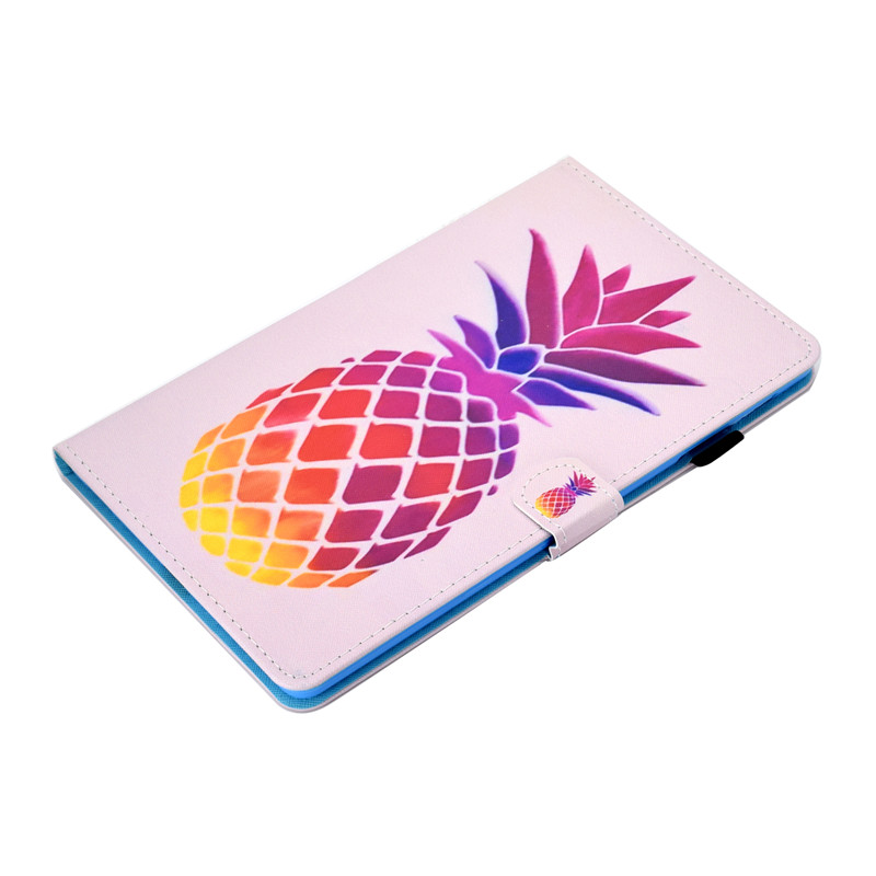 เคส Samsung Galaxy Tab S6 Lite 10.4 SM-P610 P615 P617 #เคสฝาพับหนัง PU พิมพ์ลาย Pattern Printing PU Leather Flip