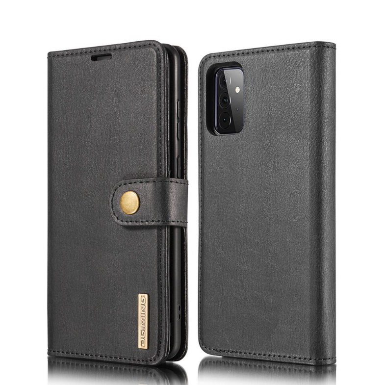 Case Samsung Galaxy A72 / A72 5G #เคสฝาพับสไตล์กระเป๋าสตางค์แบบแยกส่วน DG.MING Detachable 2-in-1 Wallet Split Leather