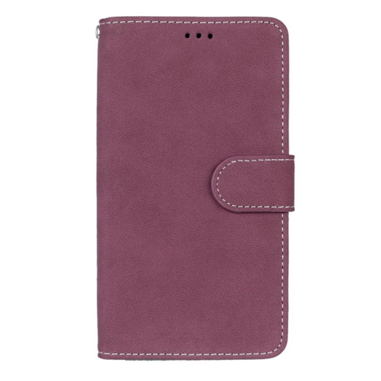 Case Samsung Galaxy A71 5G SM-A716F #เคสฝาพับหนัง PU ปกหนังสไตล์วินเทจผิวด้านแถบปิดแม่เหล็ก Vintage Matte Flip PU Leather Cover Magnetic Buckle Wallet Case Card Holder