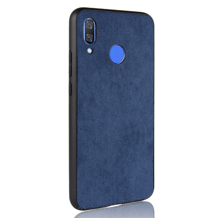 Case Huawei nova 3 #เคสฝาหลังพลาสติกเคลือบผ้ากำมะหยี่ PC + TPU Retro Velvet Cloth Coated