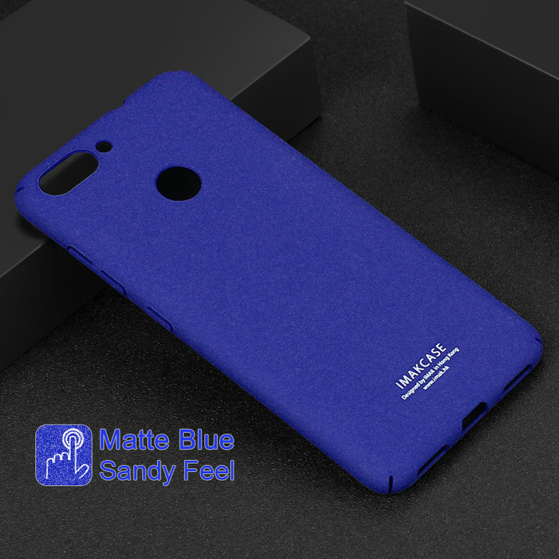 Case Asus ZenFone Max Plus (M1) ZB570TL #เคสฝาหลัง IMAK Cowboy พร้อมขาตั้งแหวน + ฟิล์มกันรอยหน้าจอ