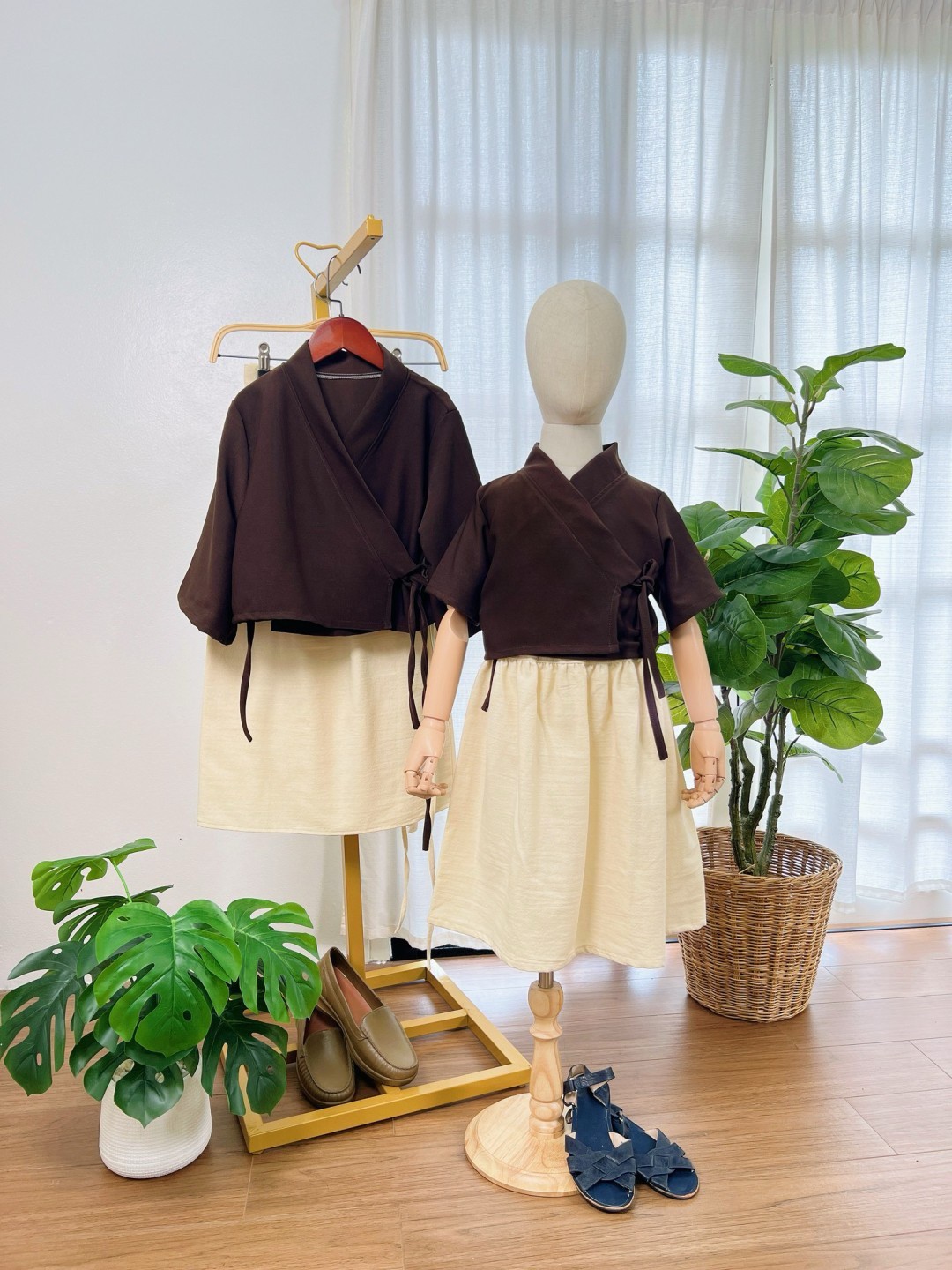 ชุดคู่แม่ลูก สไตล์มินิมอล