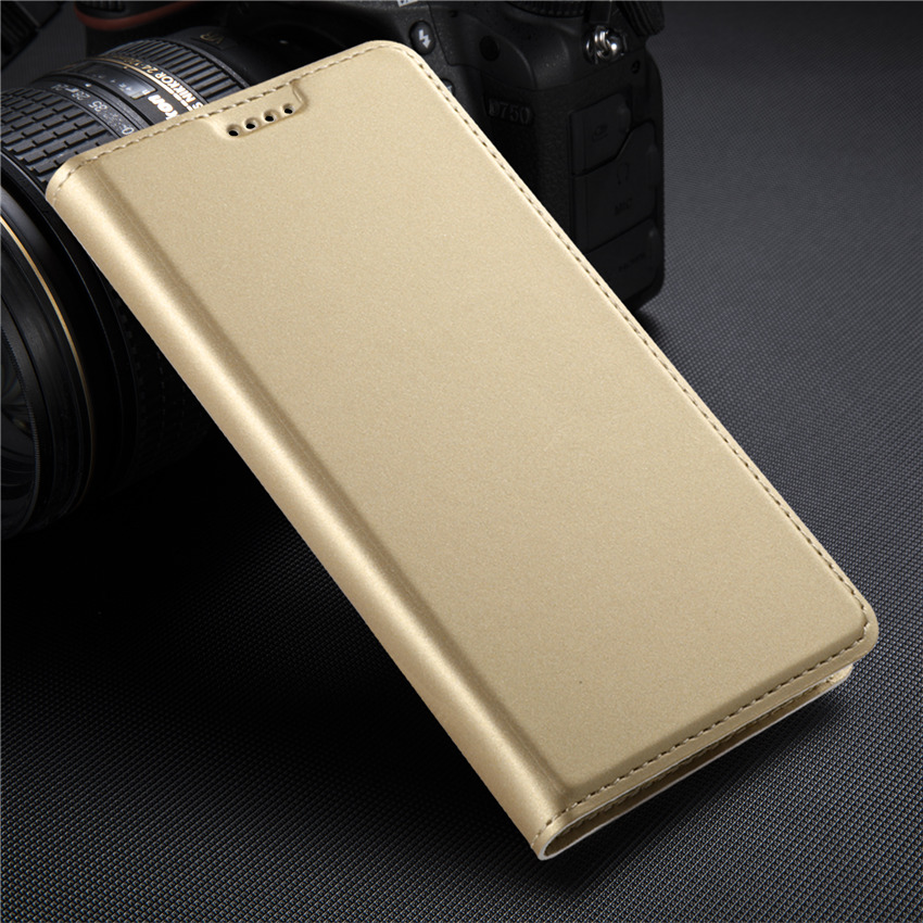 เคส Huawei Mate 20 Pro #เคสฝาพับ Auto-absorbed Magnetic Stand Leather มีช่องเสียบบัตร