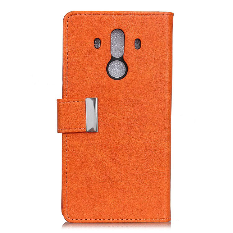 เคส Huawei Mate 10 Pro #เคสฝาพับแบบกระเป๋าสตางค์ Crazy Horse Texture #เคสผิวหนังม้า
