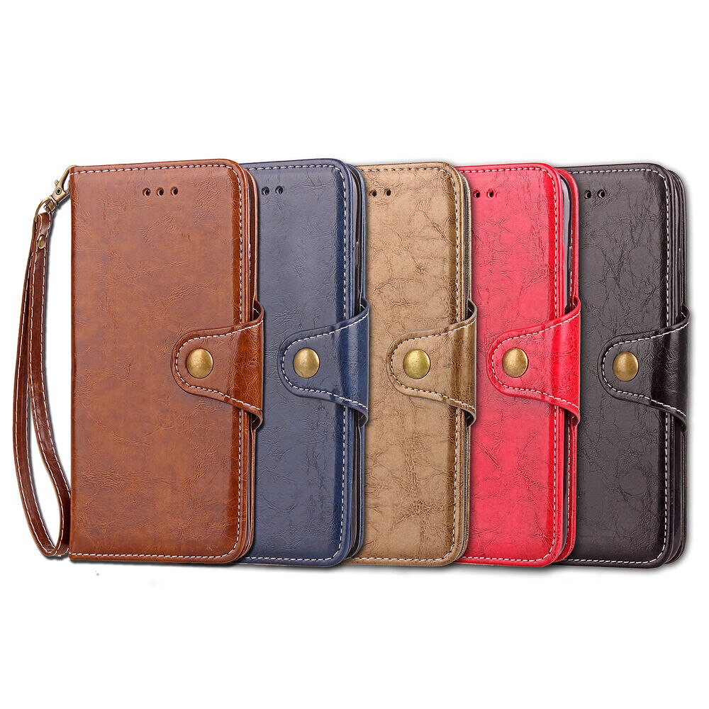 เคส Vivo X9 Plus #เคสฝาพับสไตล์กระเป๋าสตางค์ Business Style Vintage Leather Wallet